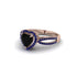 Heart's Black Diamond Embrace Engagement Ring - Alison No. 68