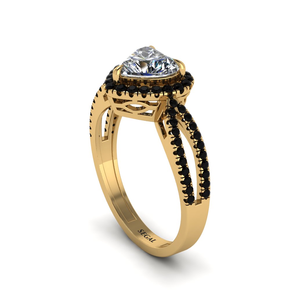 Heart's Diamond Embrace Engagement Ring - Alison No. 31