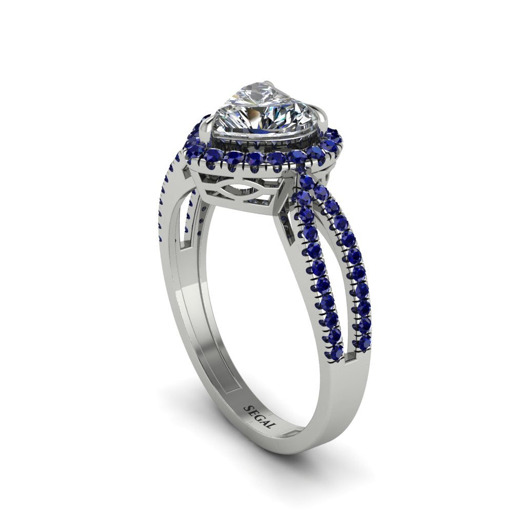 Heart's Diamond Embrace Engagement Ring - Alison No. 63