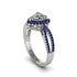 Heart's Diamond Embrace Engagement Ring - Alison No. 63
