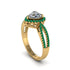 Heart's Diamond Embrace Engagement Ring - Alison No. 16 image 2