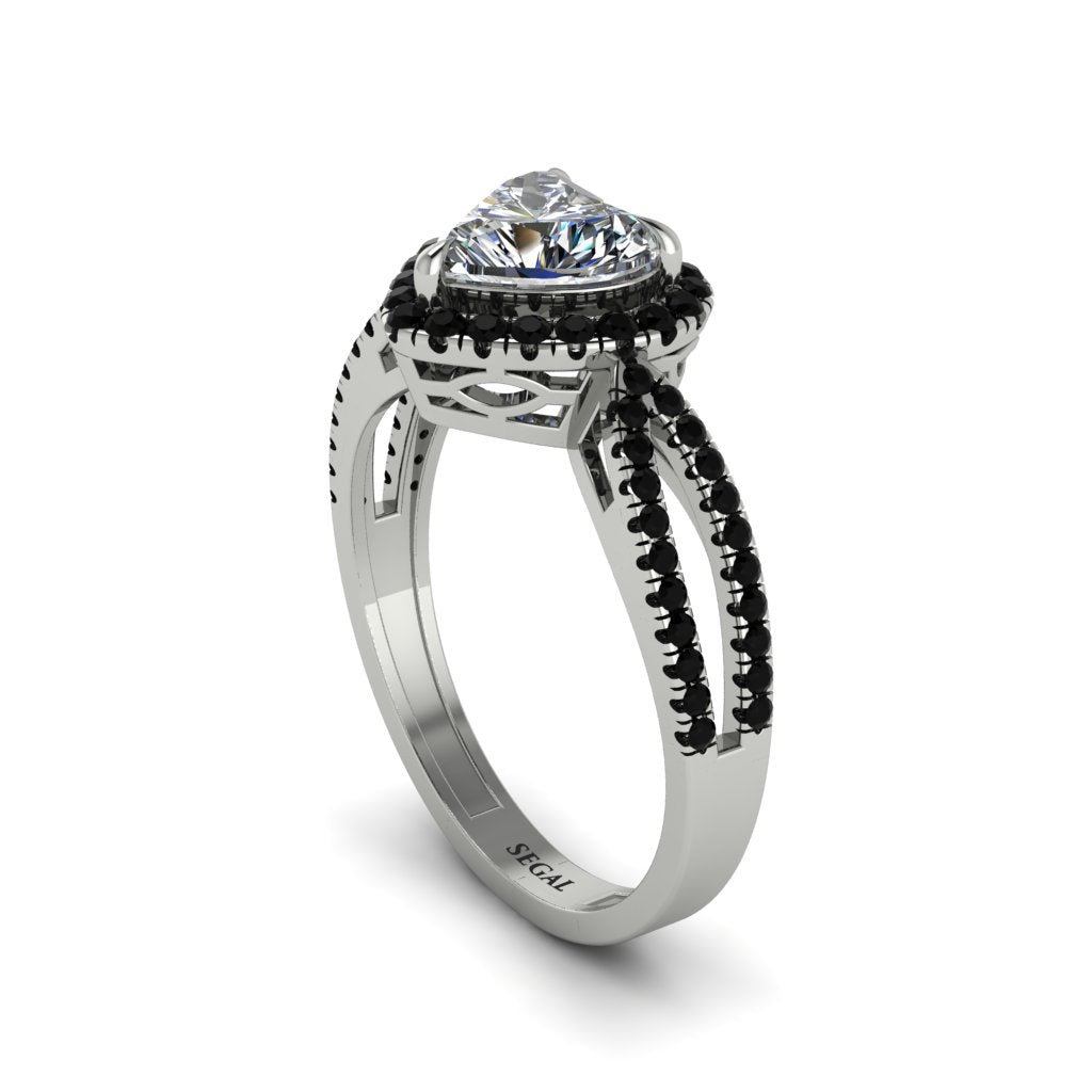 Heart's Diamond Embrace Engagement Ring - Alison No. 33