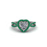 Heart's Diamond Embrace Engagement Ring - Alison No. 18