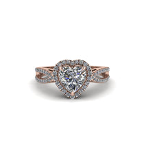 Heart's Diamond Embrace Engagement Ring - Alison No. 2 image 1