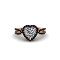 Heart's Diamond Embrace Engagement Ring - Alison No. 32 image 1