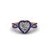 Heart's Diamond Embrace Engagement Ring - Alison No. 62