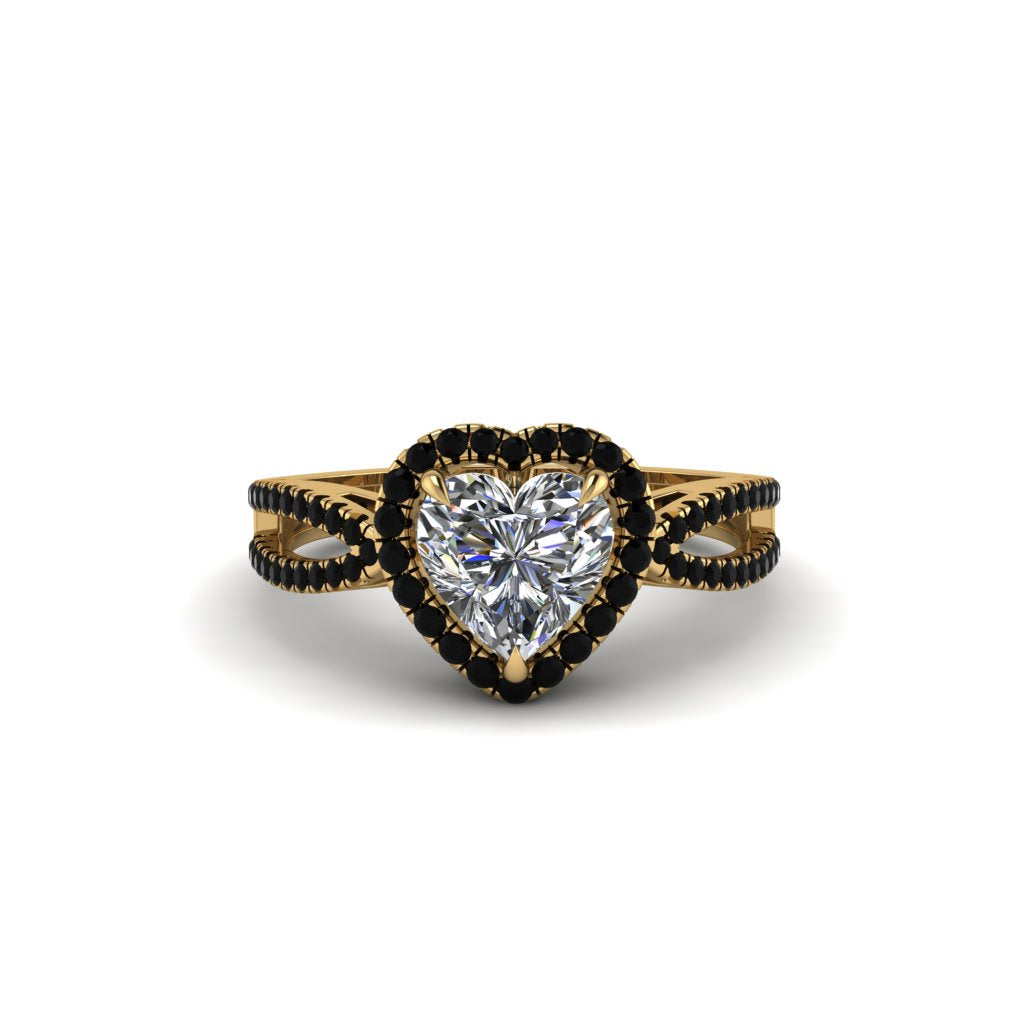 Heart's Diamond Embrace Engagement Ring - Alison No. 31
