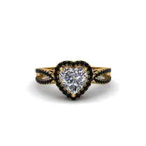 Heart's Diamond Embrace Engagement Ring - Alison No. 31 image 1