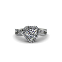 Heart's Diamond Embrace Engagement Ring - Alison No. 3 image 1