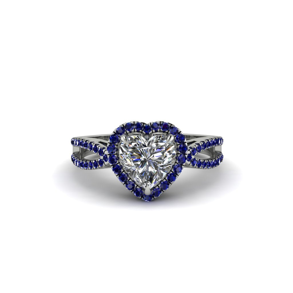 Heart's Diamond Embrace Engagement Ring - Alison No. 63