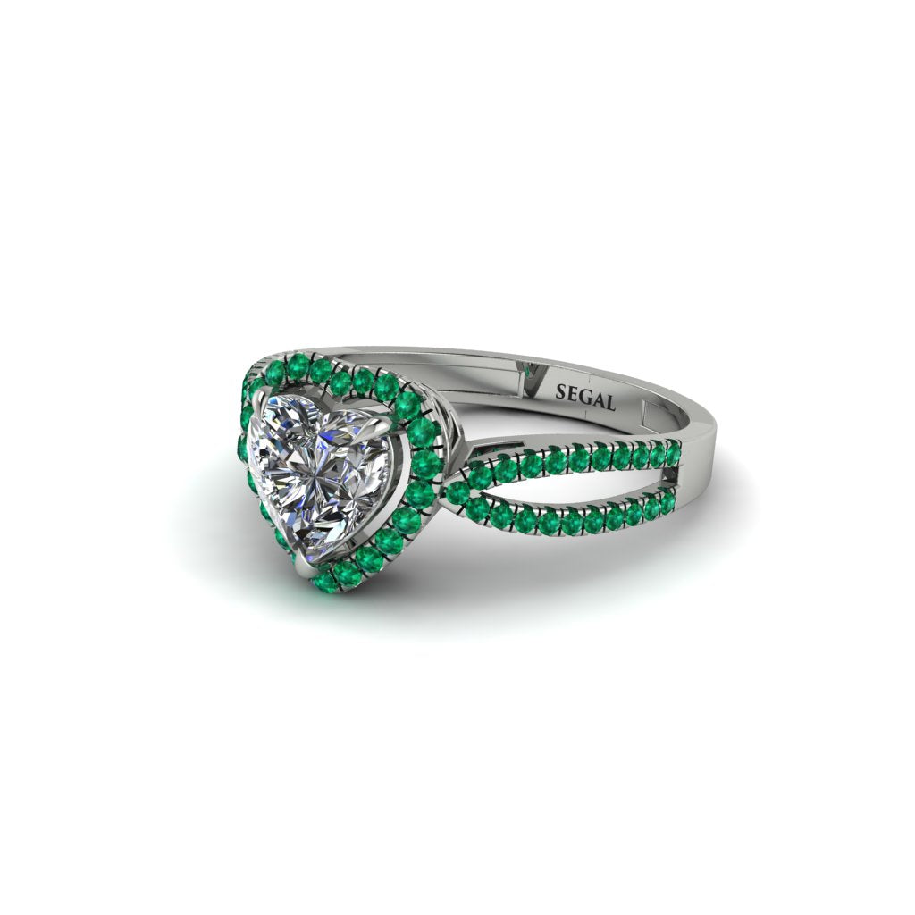 Heart's Diamond Embrace Engagement Ring - Alison No. 18