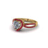 Heart's Diamond Embrace Engagement Ring - Alison No. 46 image 3