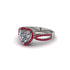 Heart's Diamond Embrace Engagement Ring - Alison No. 48