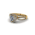 Heart's Diamond Embrace Engagement Ring - Alison No. 1
