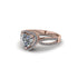 Heart's Diamond Embrace Engagement Ring - Alison No. 2