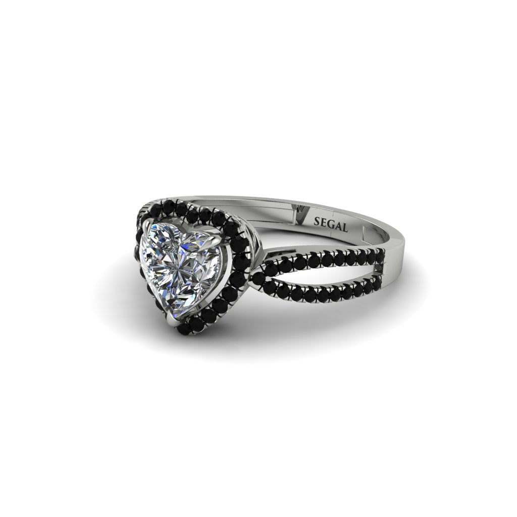 Heart's Diamond Embrace Engagement Ring - Alison No. 33