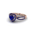 Heart's Sapphire Embrace Engagement Ring - Alison No. 74 image 2