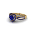 Heart's Sapphire Embrace Engagement Ring - Alison No. 73 image 2