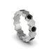 Black Diamond Honeycomb Eternity Ring - Maddison No. 9