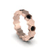 Black Diamond Honeycomb Eternity Ring - Maddison No. 8 image 1