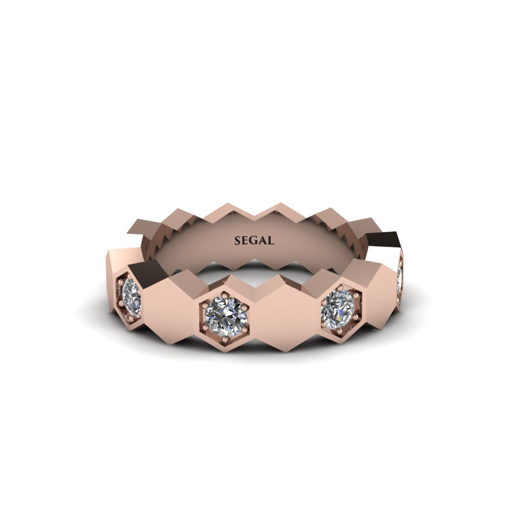 Diamond Honeycomb Eternity Ring - Maddison No. 2