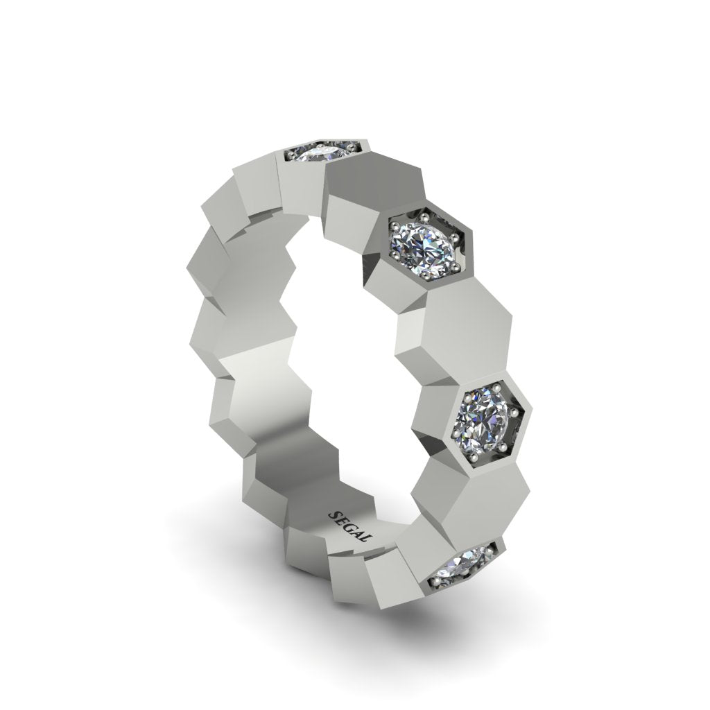 Diamond Honeycomb Eternity Ring - Maddison No. 3