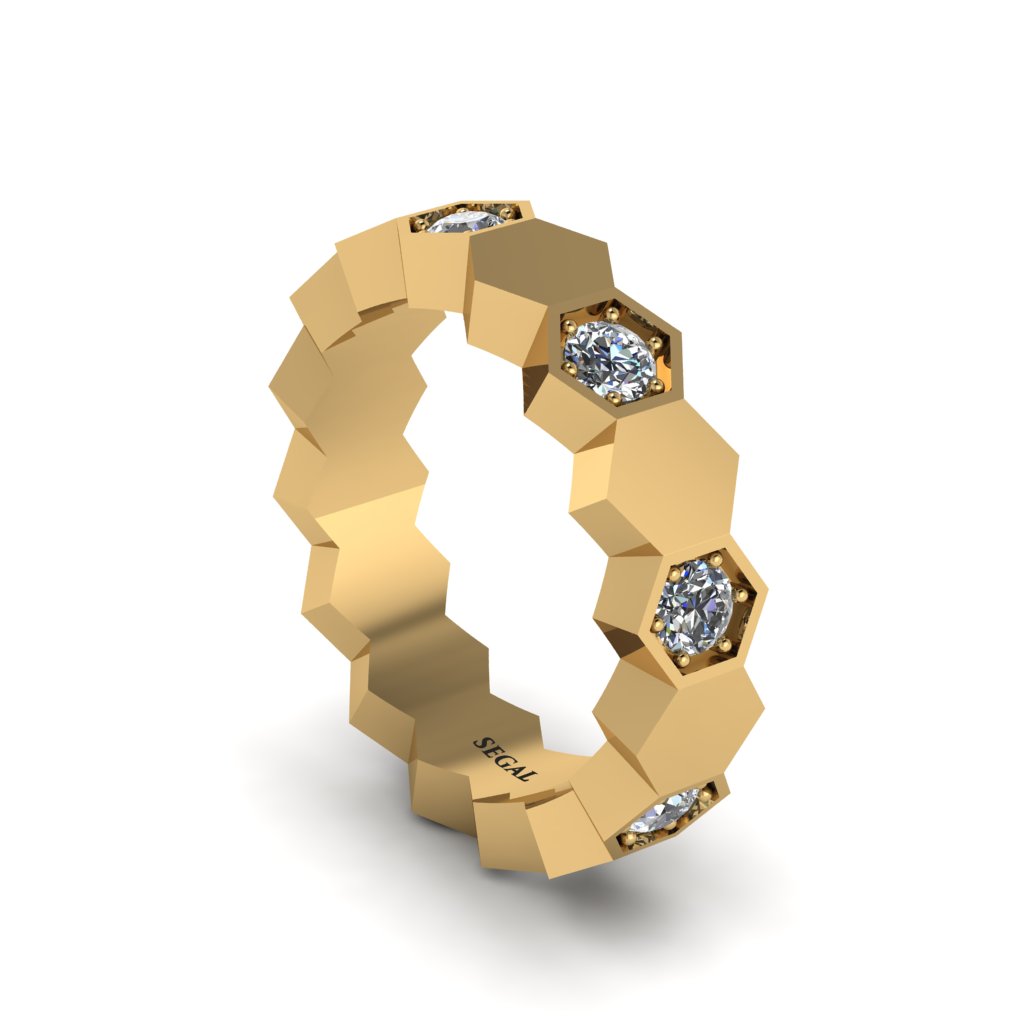 Diamond Honeycomb Eternity Ring - Maddison No. 1