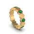 Emerald Honeycomb Eternity Ring - Maddison No. 4