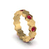 Ruby Honeycomb Eternity Ring - Maddison No. 10
