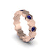 Sapphire Honeycomb Eternity Ring - Maddison No. 14