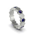 Sapphire Honeycomb Eternity Ring - Maddison No. 15