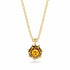 Custom A lady's Rose citrine Pendant- Elena no. 1000