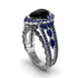 Black Diamond Imperial Blossom Engagement Ring - April No. 69 image 1