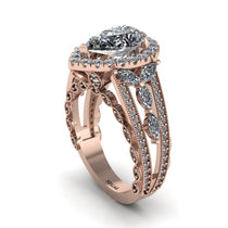Diamond Imperial Blossom Engagement Ring - April No. 2 image 1