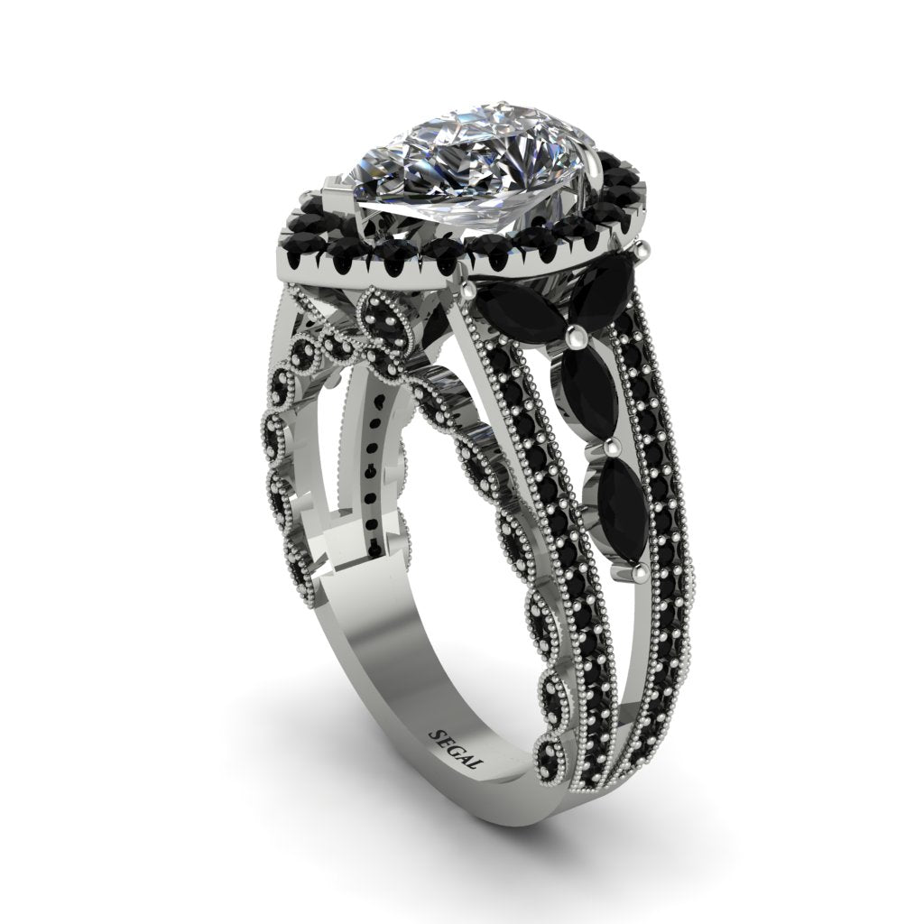Diamond Imperial Blossom Engagement Ring - April No. 33