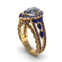 Diamond Imperial Blossom Engagement Ring - April No. 61 image 1