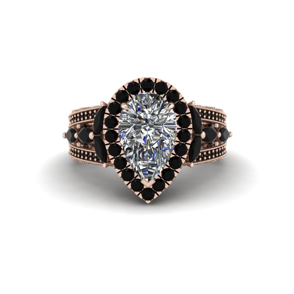 Diamond Imperial Blossom Engagement Ring - April No. 32