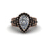 Diamond Imperial Blossom Engagement Ring - April No. 32 image 2