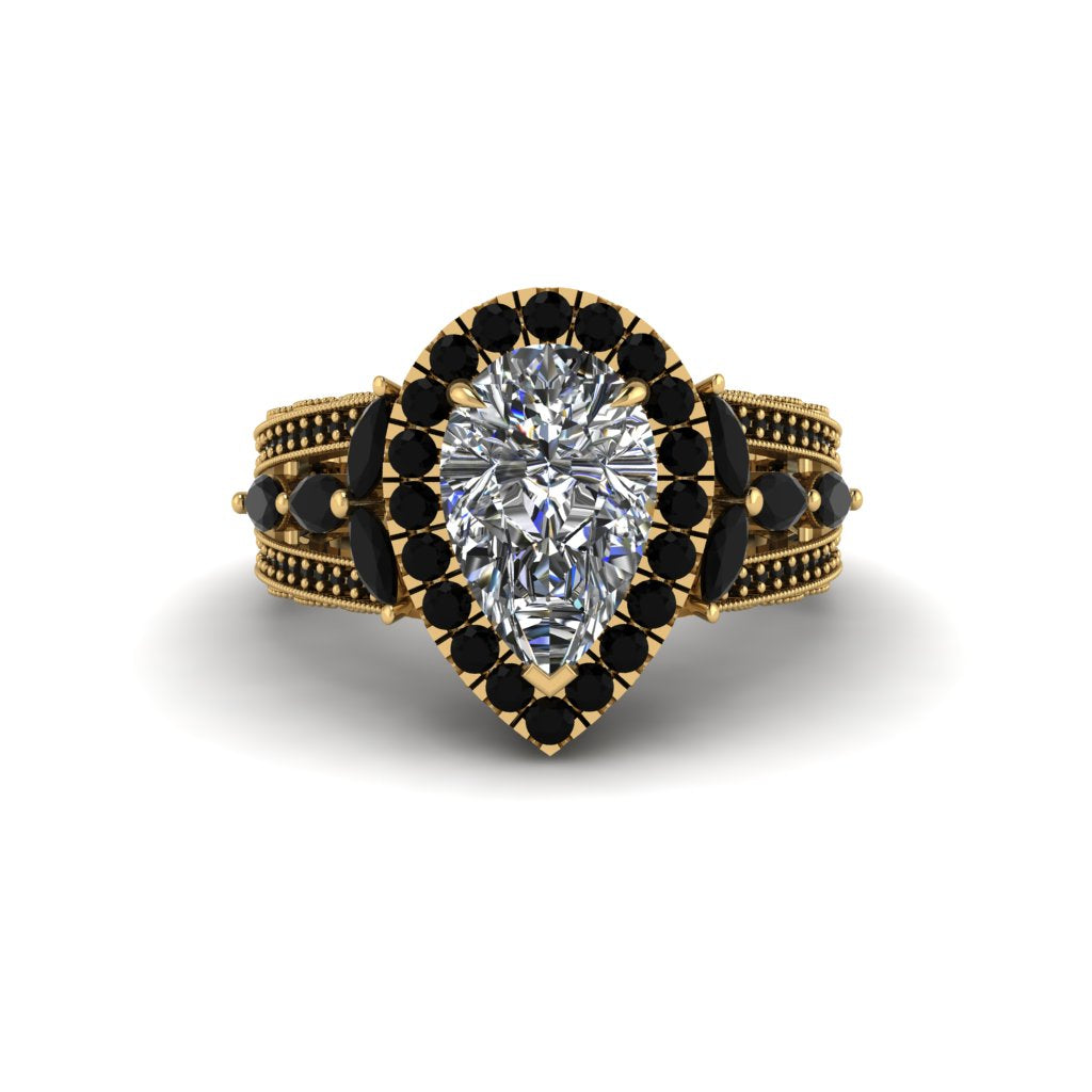 Diamond Imperial Blossom Engagement Ring - April No. 31