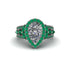 Diamond Imperial Blossom Engagement Ring - April No. 18