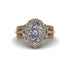 Diamond Imperial Blossom Engagement Ring - April No. 1 image 2