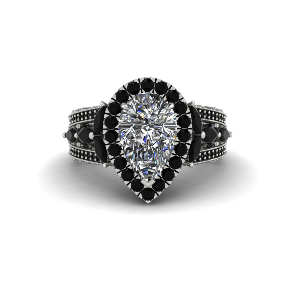 Diamond Imperial Blossom Engagement Ring - April No. 33
