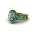 Diamond Imperial Blossom Engagement Ring - April No. 16