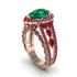 Emerald Imperial Blossom Engagement Ring - April No. 50