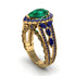Emerald Imperial Blossom Engagement Ring - April No. 64