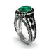 Emerald Imperial Blossom Engagement Ring - April No. 36 image 1