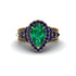 Emerald Imperial Blossom Engagement Ring - April No. 64