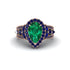 Emerald Imperial Blossom Engagement Ring - April No. 65