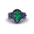 Emerald Imperial Blossom Engagement Ring - April No. 66 image 2