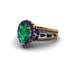 Emerald Imperial Blossom Engagement Ring - April No. 64